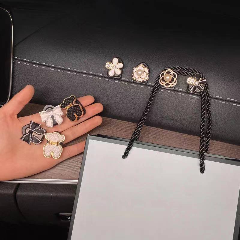 1pcs - cute cartoon mini multi-function hanger hook for car interior