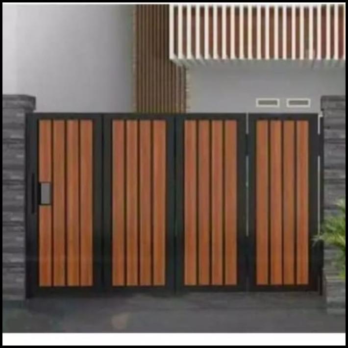 Promo Pagar Rumah Motif Kayu Grc Woodplank