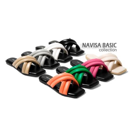 Sandal wanita sendal teplek silang sandal full busa super empuk premium sandal santai silang sandal ootd Sandal Winod Damelia Pluvia
