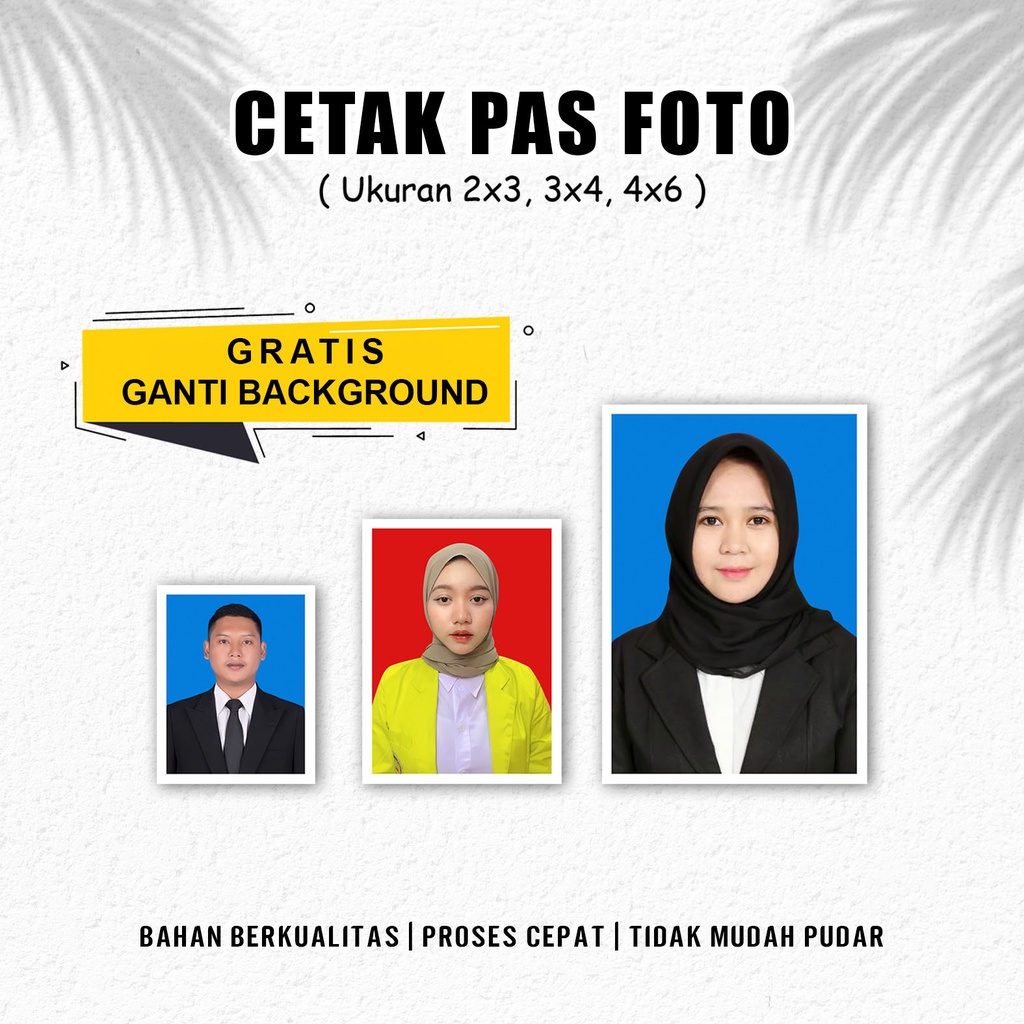 Cuci Foto | Cetak Pas Foto Dengan Kertas Foto Premium