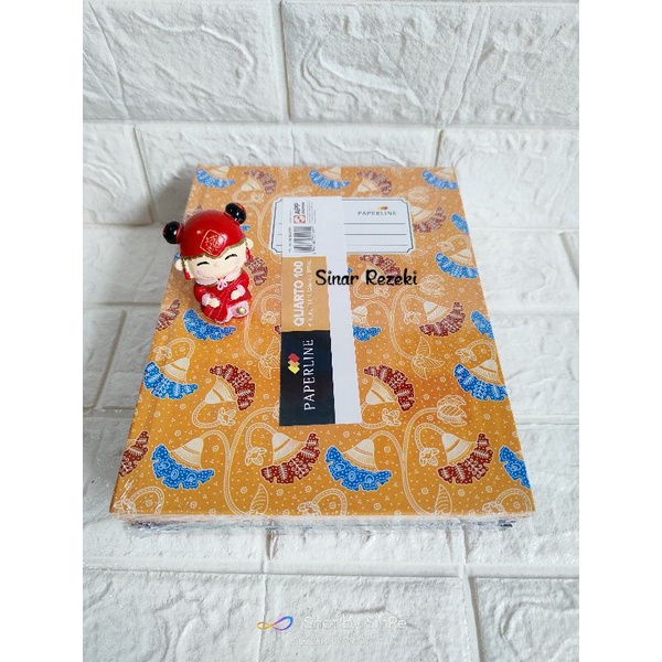 

1 pak = 5 buku!! Buku kuarto 100 paperline/buku quarto 100/buku hard cover kuarto/buku kuarto hard cover