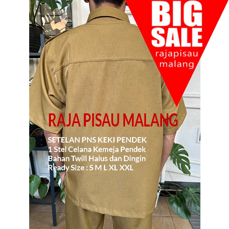 Seragam PNS Premium / Baju Keki Premium bahan Semi Woll