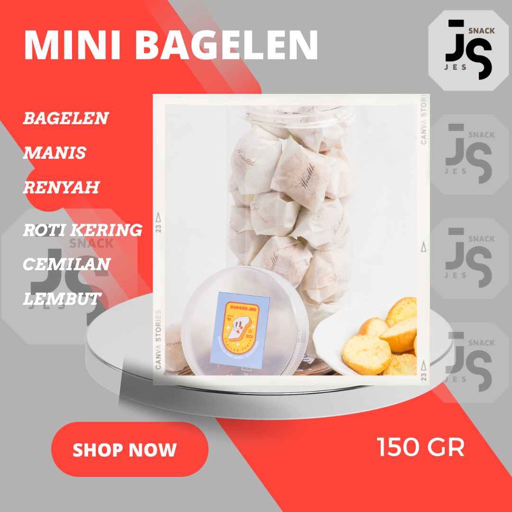 

Mini Bagelen, Mini Bagelen Manis 150 gram, Bagelen, Bagelen Mini