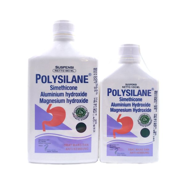 Polysilane syrup 180 ml || Obat Maag || Perih Lambung
