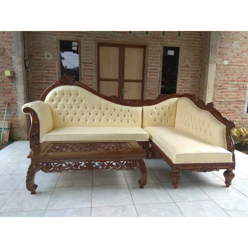 Kursi sofa lois ukir jati / Sofa lois / Sofa lois jati kursi