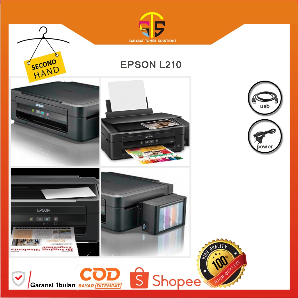 Jual Printer Epson L210 Second Shopee Indonesia 7316
