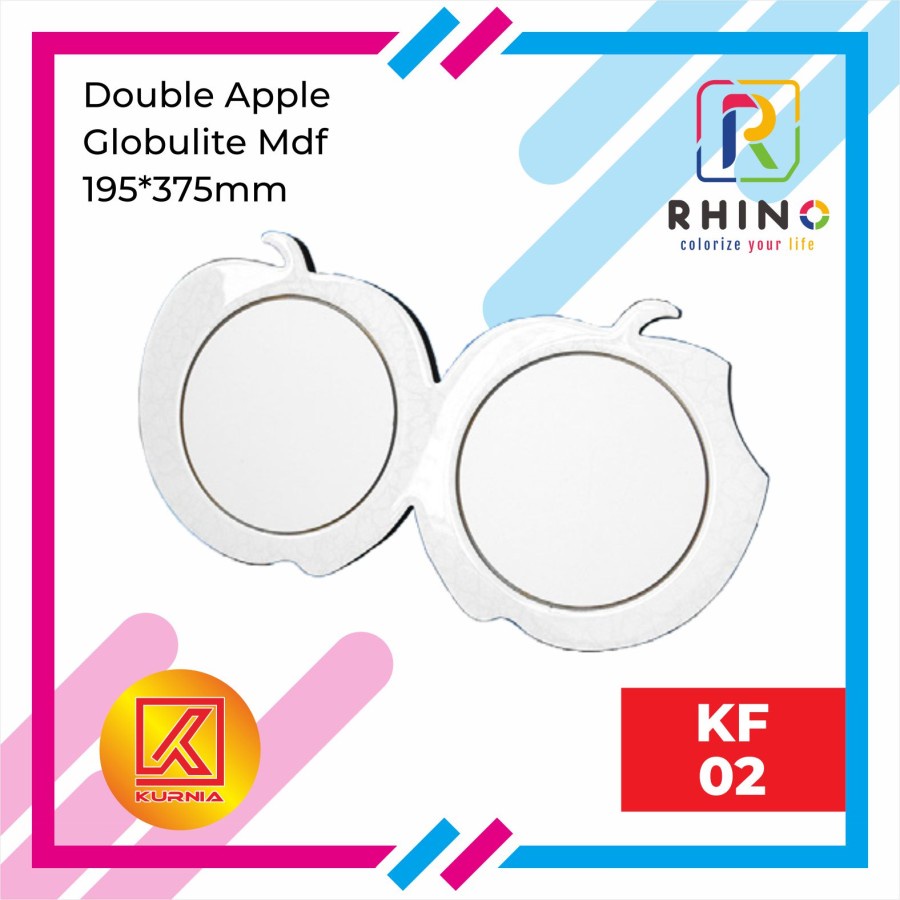 Rhino GLOBULITE APPLE MDF Sublim Papan MDF (KF - 02)