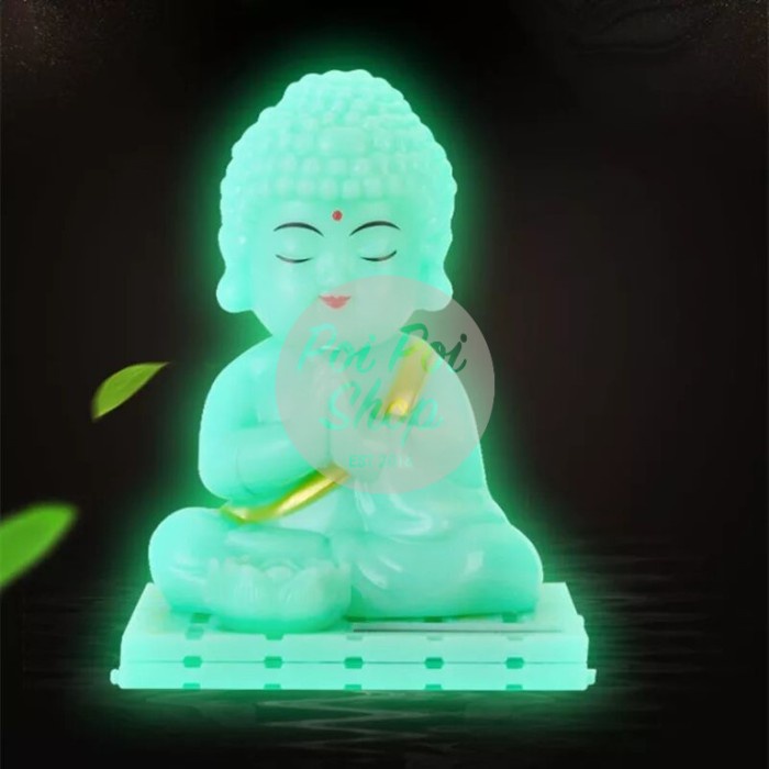 

Pajangan Dashboard Mobil Solar Buddha Gautama 11cm Bobble Head Monk - #2 - Hijau