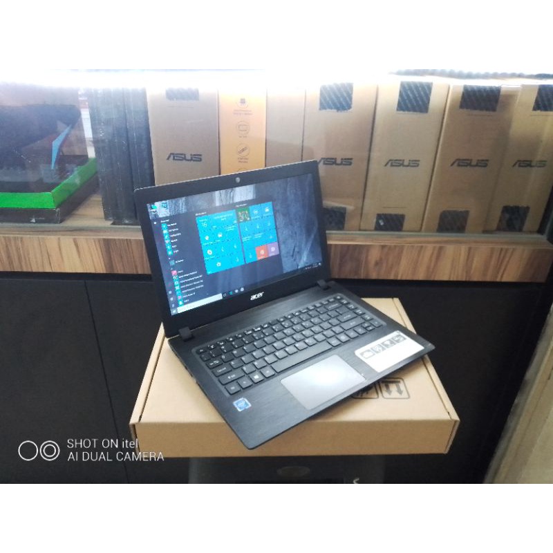 LAPTOP LEPTOP ACER RAM 4GB HDD 1 TB 14 INC SLIM WINDOWS10 ZOOM BARU DI PAKAI BEBERAPA BULAN