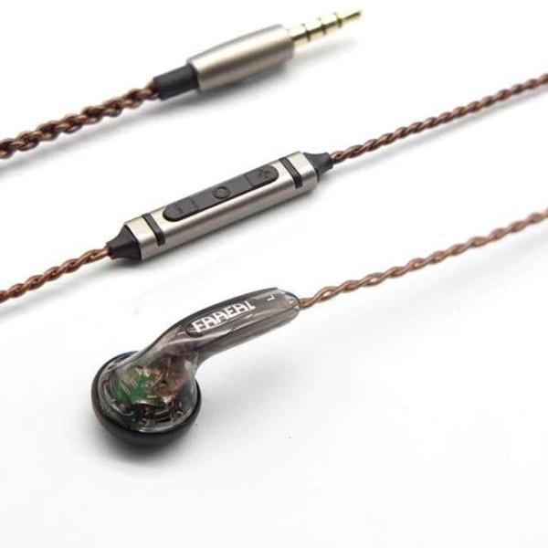 FAREAL -Iris - 32 Ohm - Earbud Mic Version - transparant