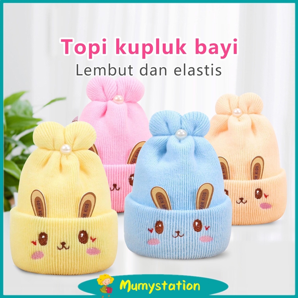 Mumystation 0-18bulan topi rajut bayi anak kupluk rajut anak baby hat