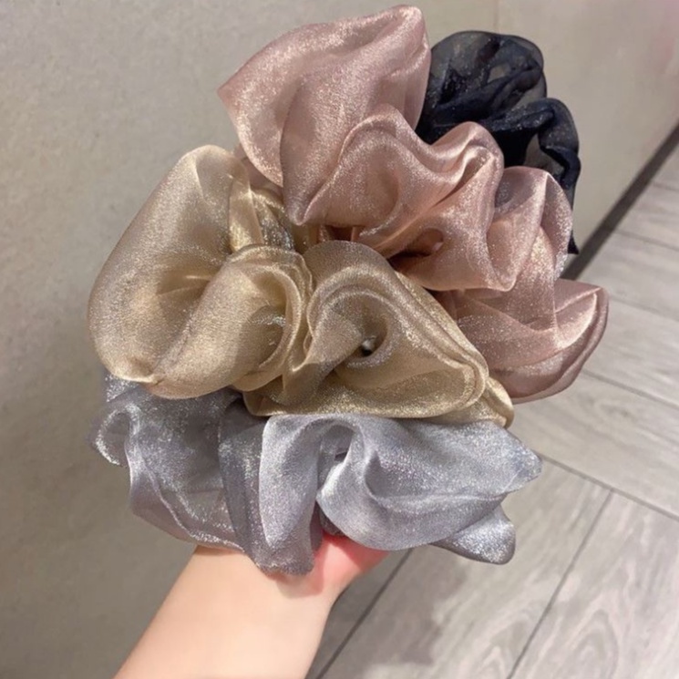 Ikat Rambut Wanita - Scrunchies Pita Hiljab Jilbab Aksesoris Rambut Wanita COD GRATIS ONGKIR