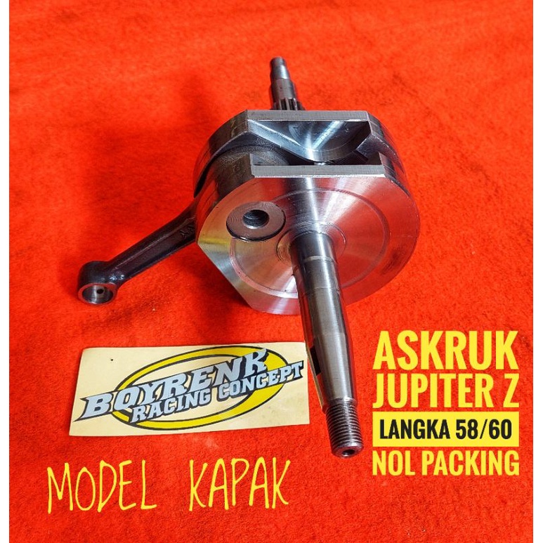 ASKRUK JUPITER Z LANGKAH 58|60 NOL PACKING MODEL DAUN STD| MODEL DAUN GL|MODEL KAPAK FRIZ-BOYRENK RACING