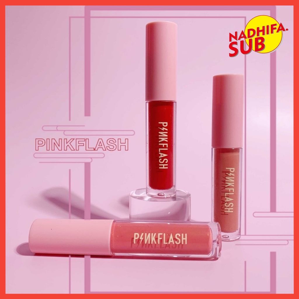 PINKFLASH LONG LASTING MATTE LIP CREAM ORIGINAL BPOM / LIPSTICK / WATERPROOF LIP MATTE LIPSTIK