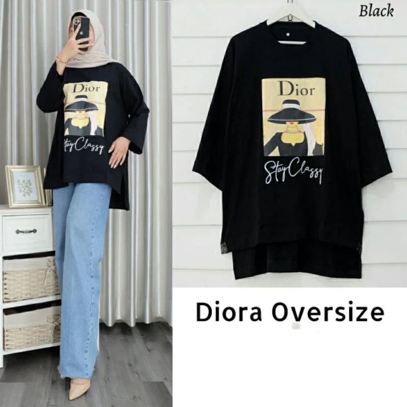 DIORA BLOUSE S M L XL XXL DAN XXXL DAPAT BAJU ATASAN WANITA ( TANPA HIJAB ) BLOUSE WANITA KOREA BAHA