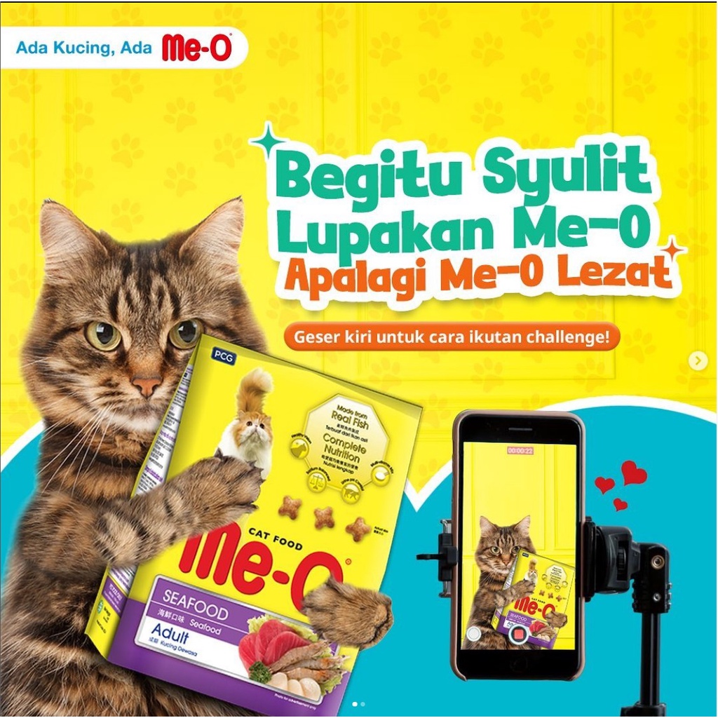 Meo Adult Cat Food 1.2kg Makanan Kucing Kering Me-O