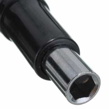 Kepala Obeng Fleksibel 1/4 290mm Bisa Menjangkau Sudut Ruang Sempit / Mata Bor Lengkung Lekuk 360 Derajat / Kabel Selang Fleksibel Obeng Sambungan Mesin Bor Fleksible Extension Drill / Sambungan Mata Obeng Mesin Bor Fleksibel Elastis / Kepala Mata Bor