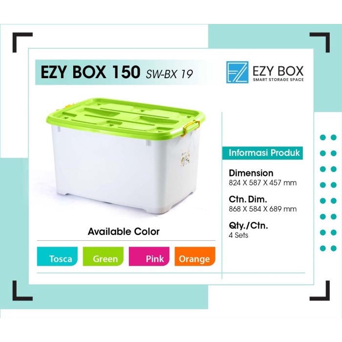 Storage Container Box Ezy 150 L