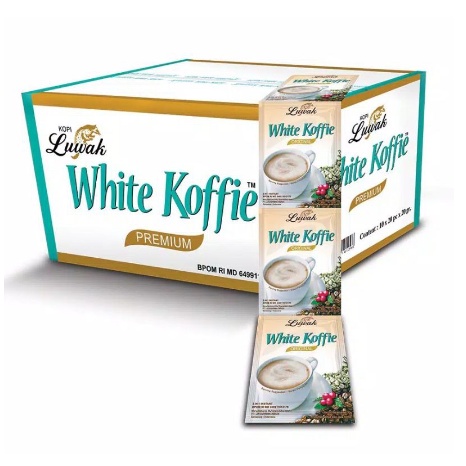 KOPI LUWAK WHITE KOFFIE 1 RENCENG ISI 10 PCS