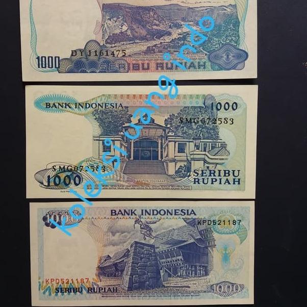Set Uang Kuno 1000 Rupiah Beda Generasi