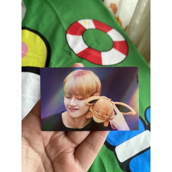 Photocard Official Fansite NunaV Taehyung holo
