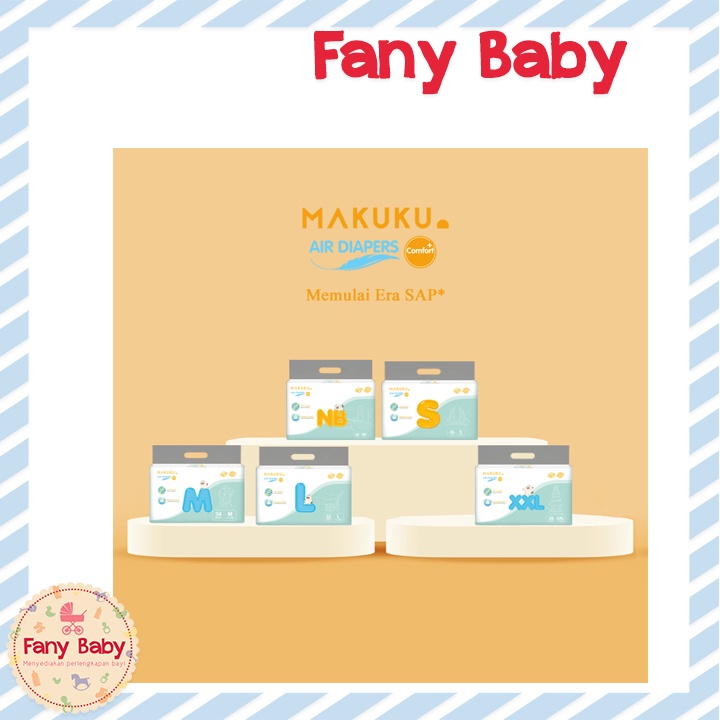 MAKUKU SAP DIAPERS COMFORT+ TAPE / POPOK PEREKAT