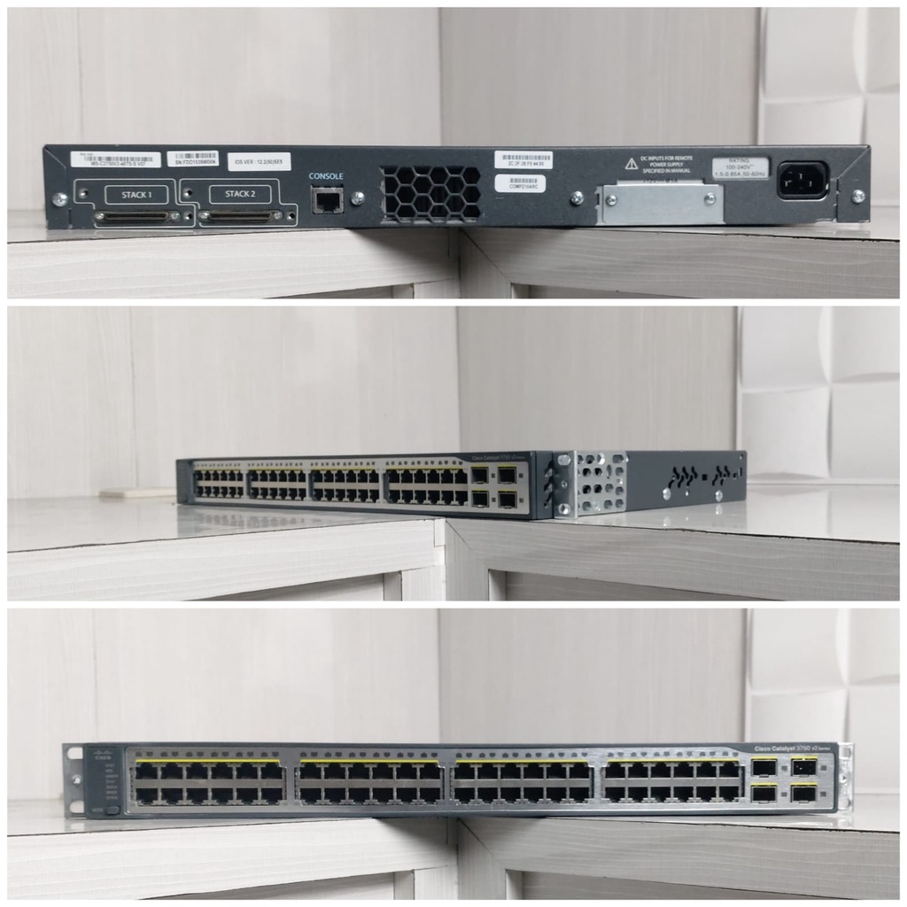 Cisco Catalyst 3750 V2 series WS-C3750V2-48TS-S V07