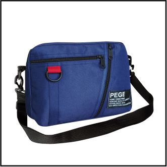 Tas Selempang Bahu PEGE Sling Bag Pria Model Polos Kasual - PG 8932