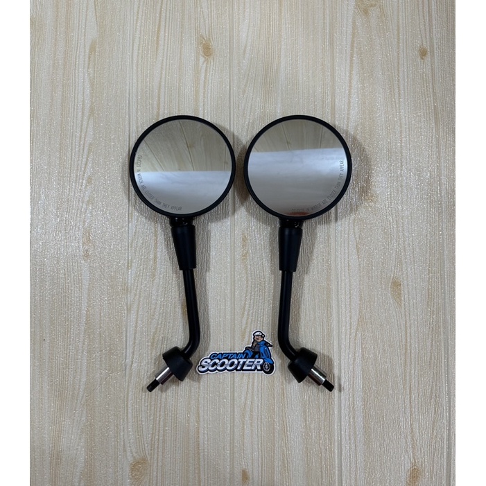 kaca spion ori original black hitam vespa s lx facelift