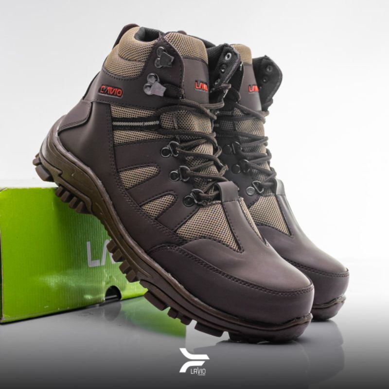 Sepatu Safety Boots Pria Sefty Ujung Besi Boots Klasik Sefty Shoes Original Anti Slip Lavio Armo