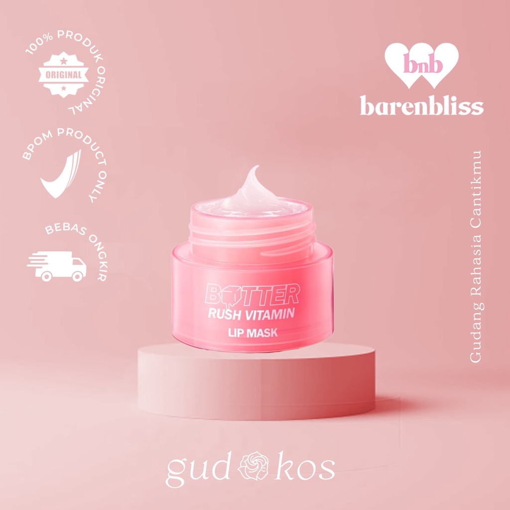 [FREE GIFT] BARENBLISS Butter Rush Vitamin Lip mask Moisturizing Lip Balm