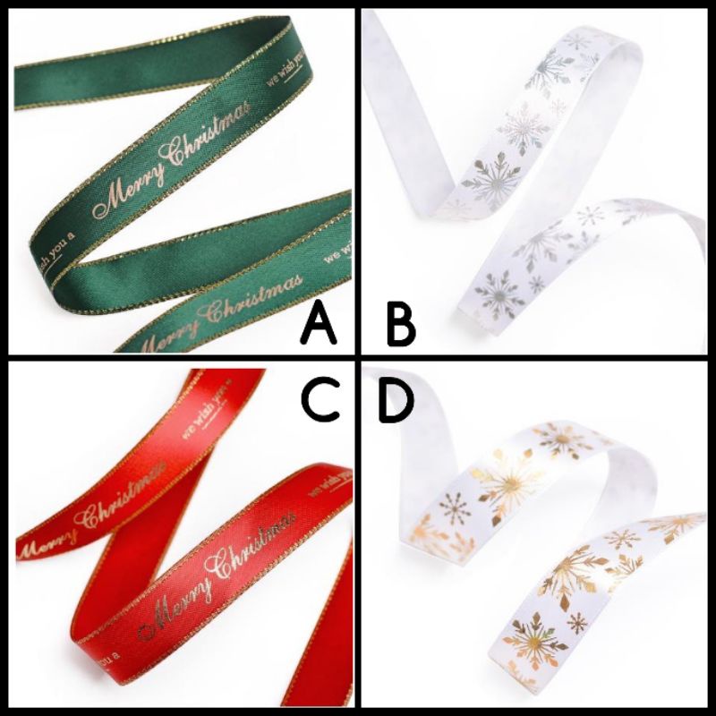 

PITA NATAL SATIN LEBAR 16MM COCOK BUAT CHRISTMAS (HARGA PER YARD)