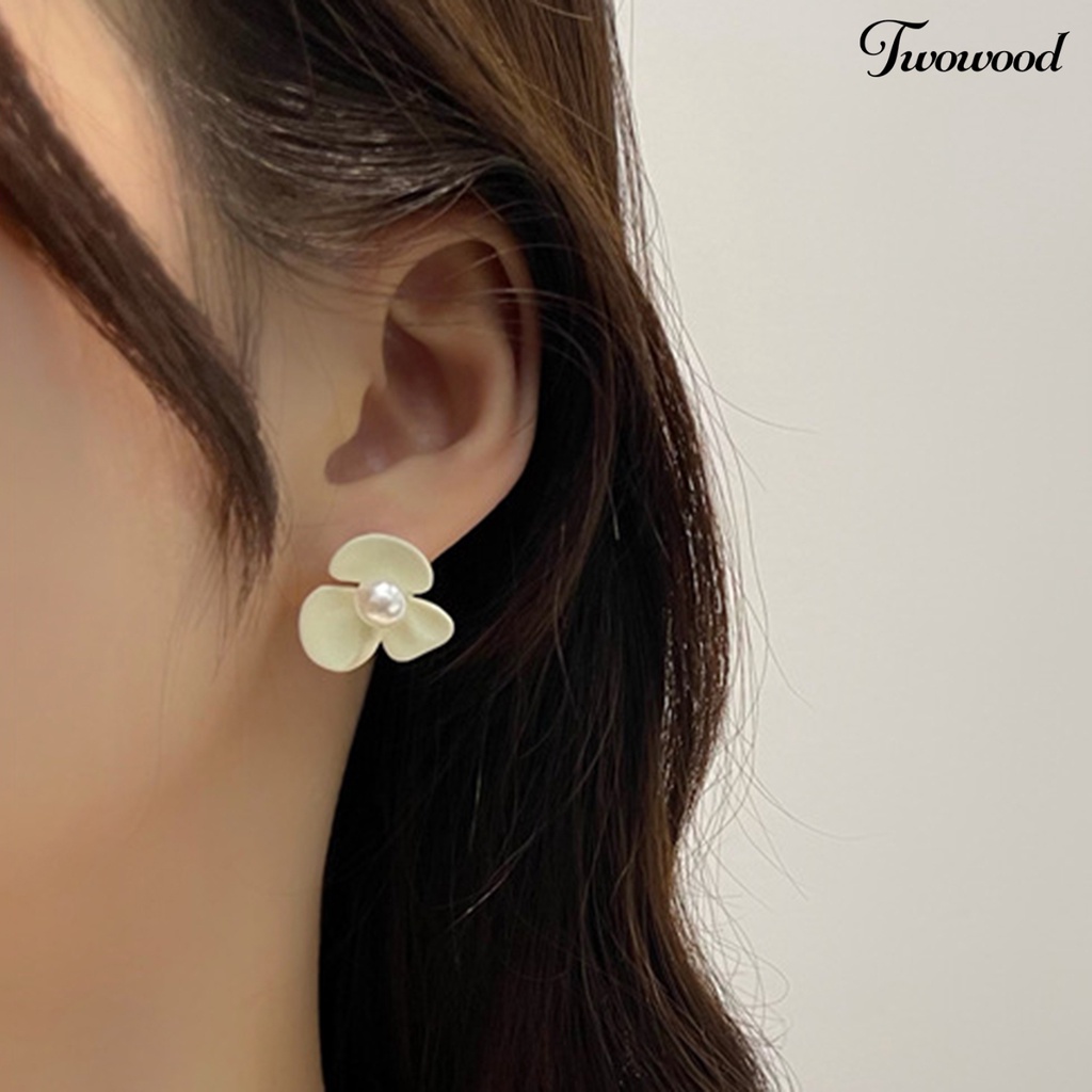 1 Pasang Anting Klip Telinga Model Simple
