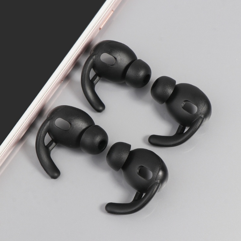 Bt 2pasang Bantalan Telinga Silikon Lembut Eartips Earphone Silicone Case ear Hook In-ear Earbuds Untuk3 Earphone