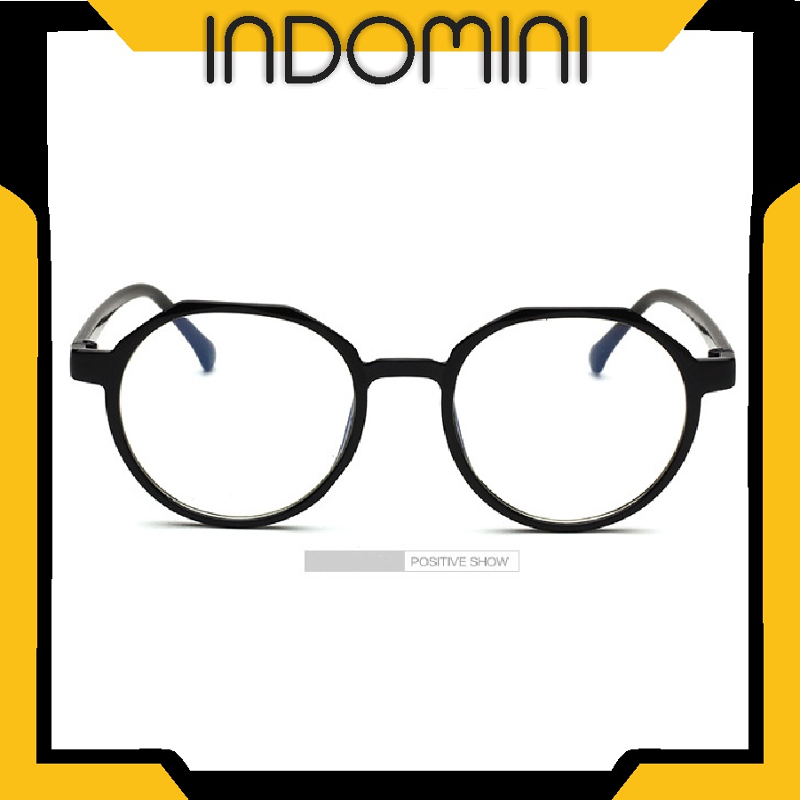 INDOMINI R231 Kacamata Fashion Wanita Kekinian Kacamata Wanita Pria Kacamata Korea Eyeglasses