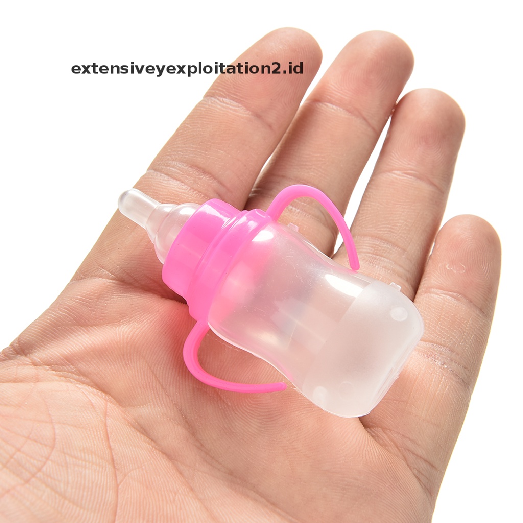 1pc Botol Susu / Makanan Warna Rose White Untuk Boneka Barbie Kelly