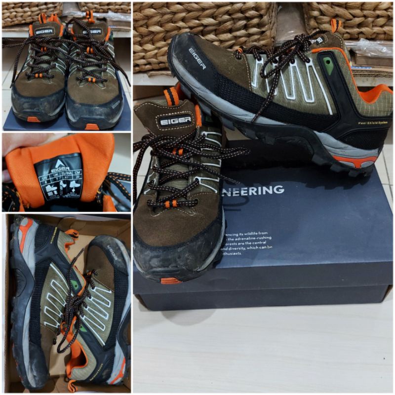 PRELOVED sepatu Gunung e*ger /sepatu hiking