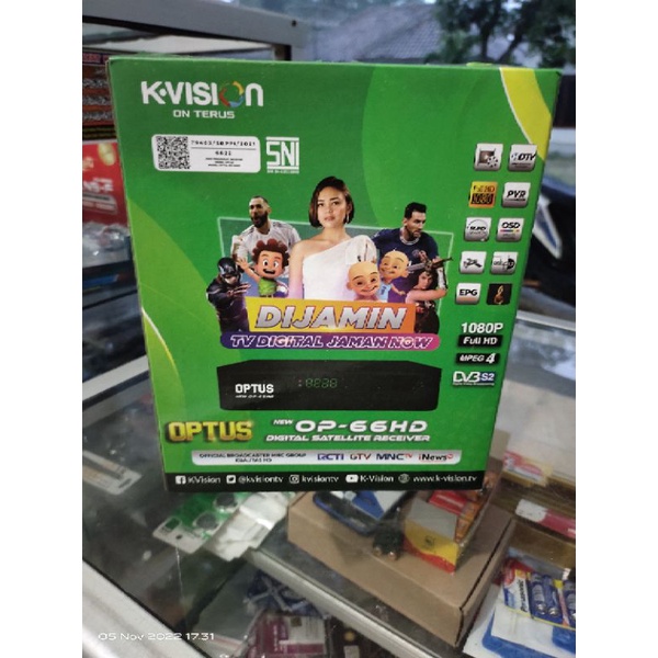 RECEIVER DIGITAL OPTUS KVISION
