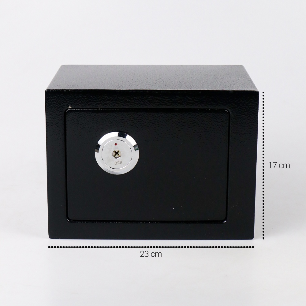 Brankas Mini Home Safe Deposit Box - 17E - 7RTH02BK Black