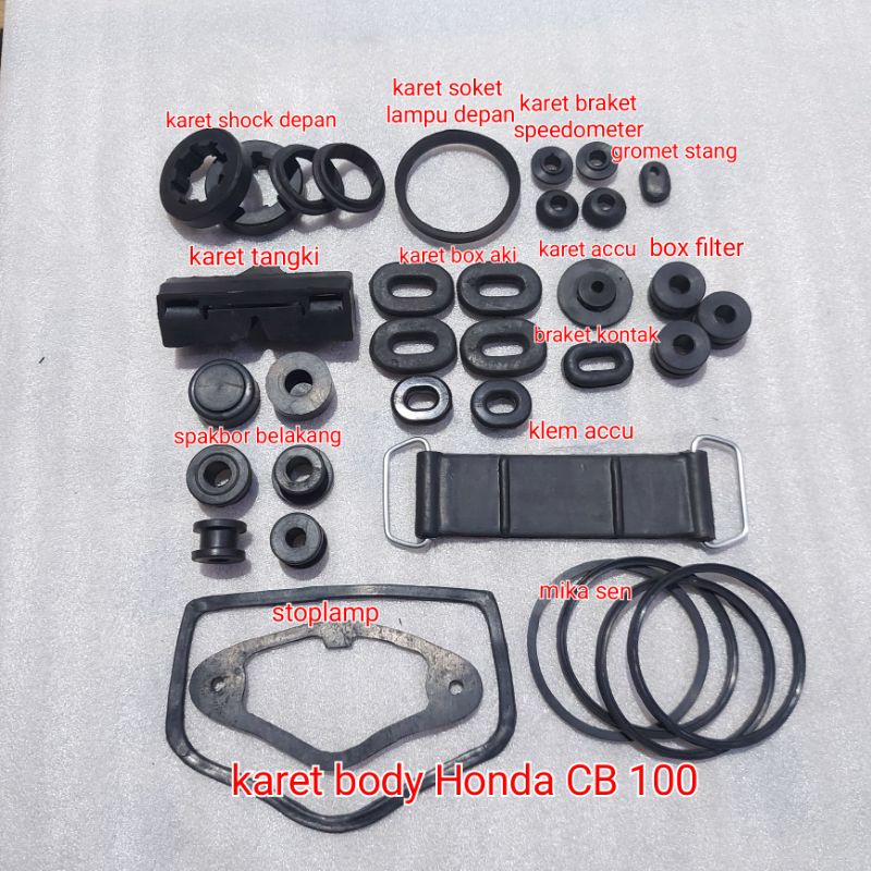 KARET FULL BODY SET HONDA CB 100