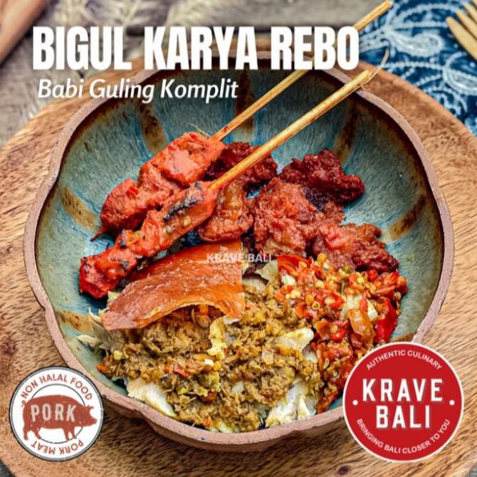 

BIGUL KARYA REBO BABI GULING MAKANAN KHAS BALI ASLI 175 GR