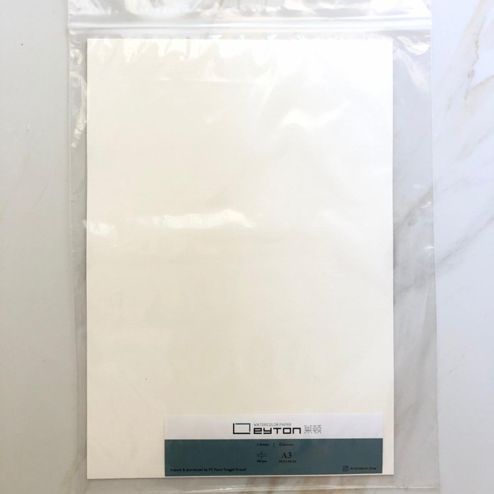 

Buku Gambar Leyton Watercolor Paper Cellulose 300Gsm A3 5 Lembar