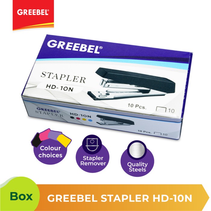 Jepretan Kertas Steples Stepler Stapler Greebel HD-10N - isi 10-1M