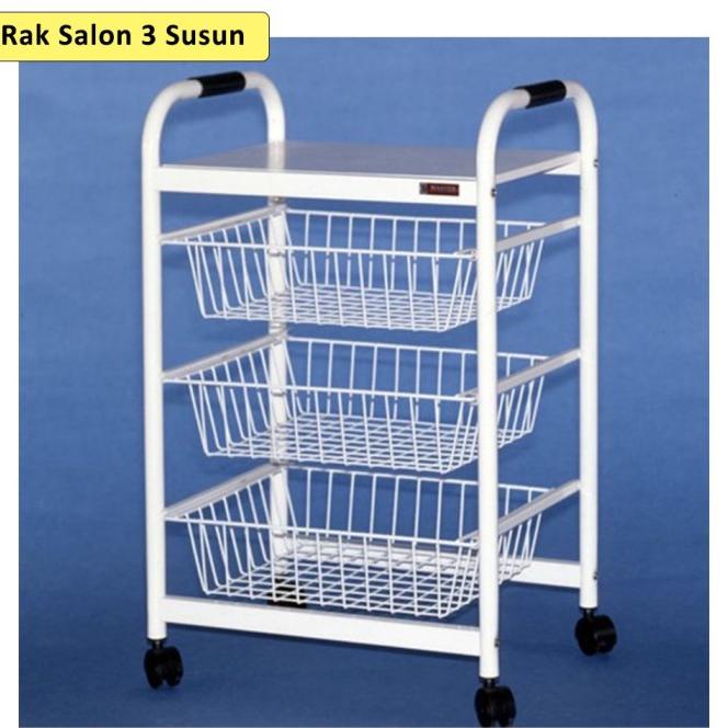 Bagus Rak Dorong 3 Susun Tingkat - Salon Dapur Serbaguna Master 52X40X
