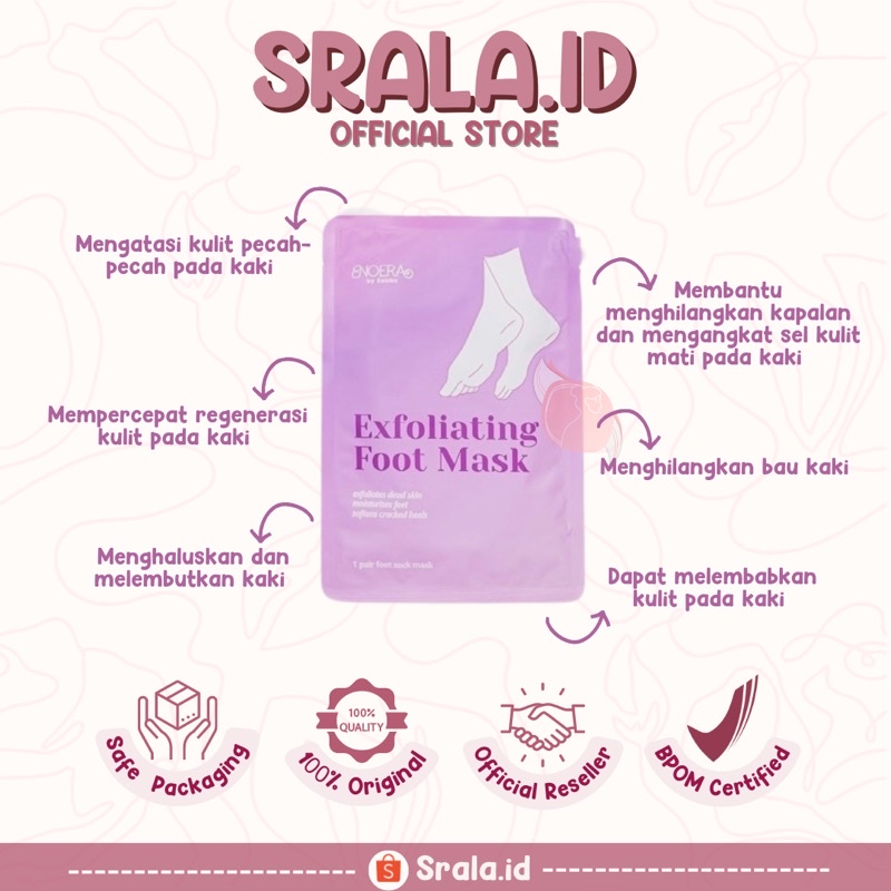 NOERA EXFOLIATING FOOT MASK