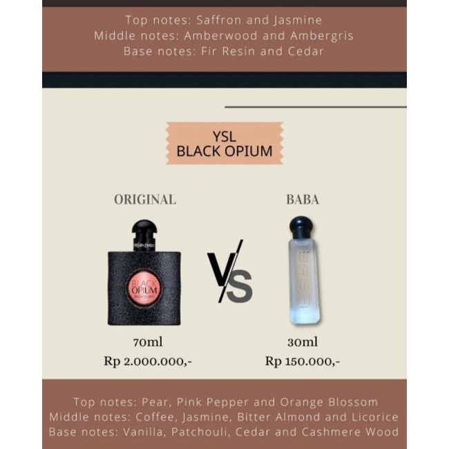 baba parfum black opium ysl