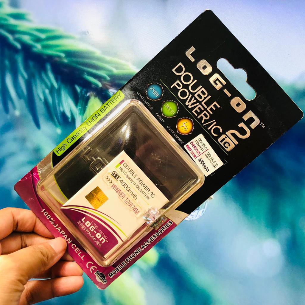 SULTAN battery batt Baterai Dobel Power LOG-ON EVERCROSS A11/A12/A12B/A25/R6/WINNER Y/EVER CROSS Y STYLE R5D/WINNER X3/WINNER T2 A74M/ WINNER T/M40 4G