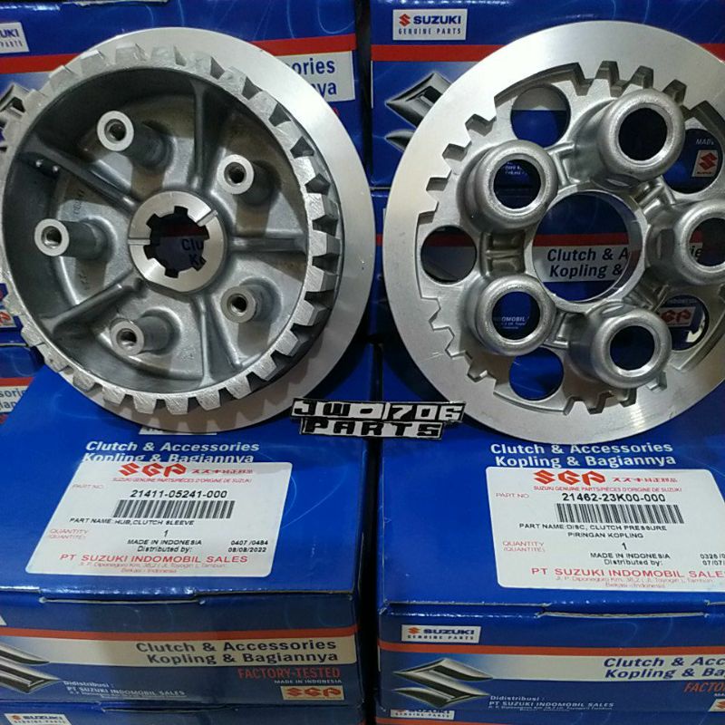 kaki 5 + lawan dudukan kampas kopling GSX R 150 ORI 100% SGP