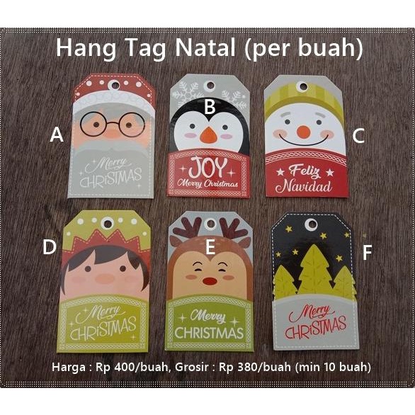 

NATL-277 : Hang Tag Natal (per buah)