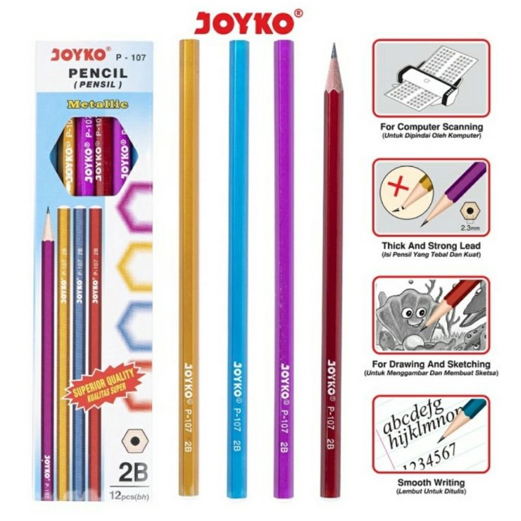 

Pensil 2B P-107 Joyko